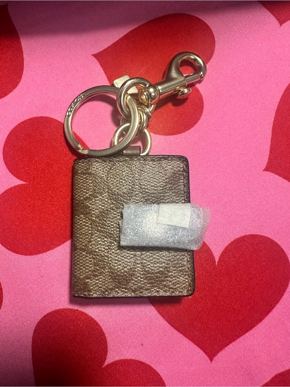 Vintage Coach Photo Keychain NWT
